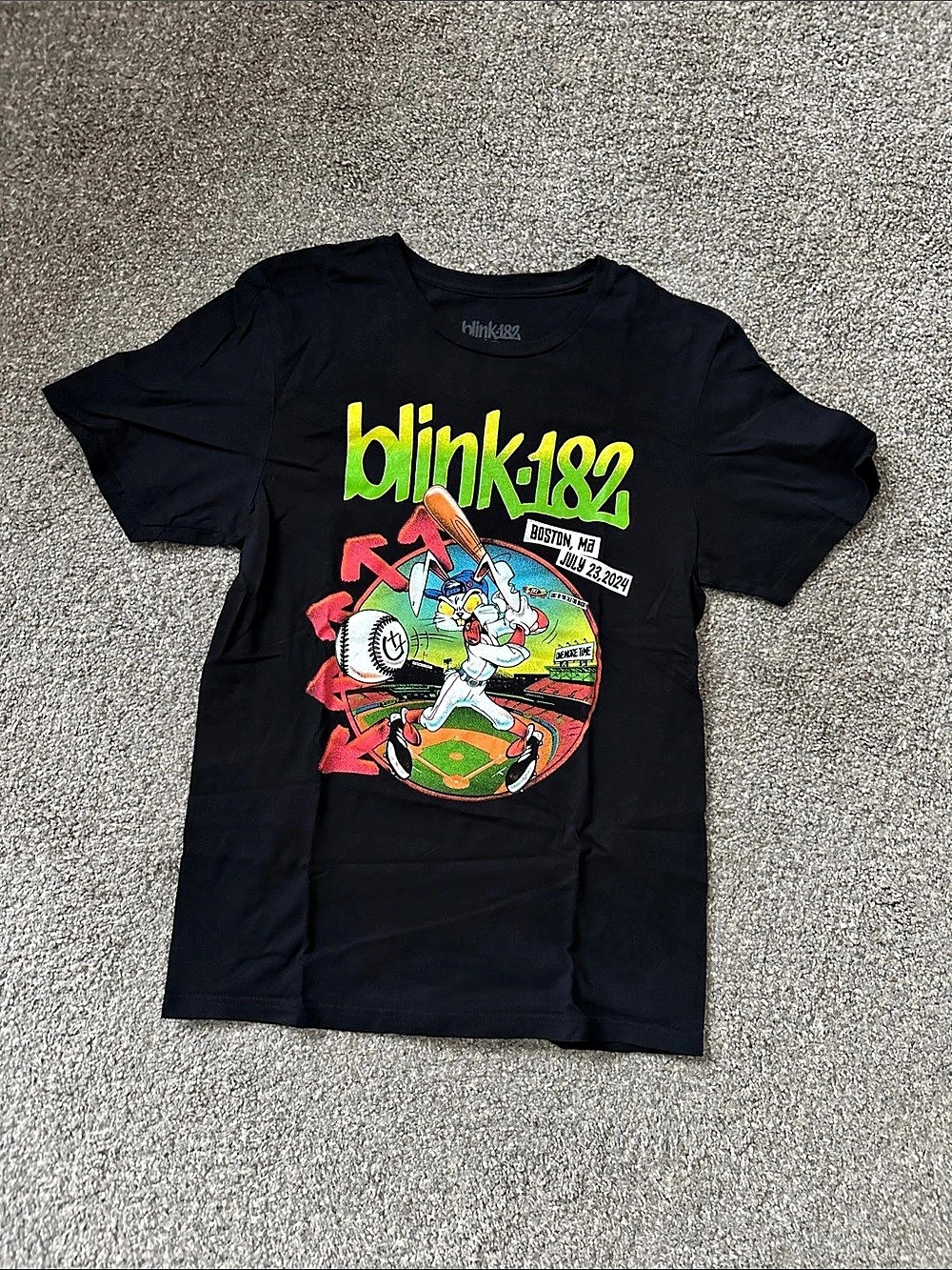 Blink-182 Boston MA July 23 2024 Fenway Park Tour T-Shirt